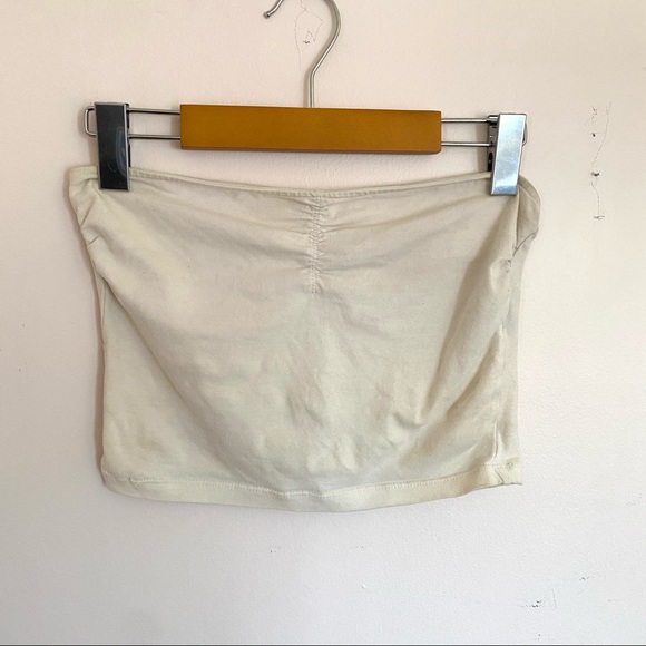 White Garage Tube Top Size S - Picture 4 of 6